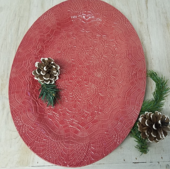 Shabby chic holiday platter - Picture 1 of 10